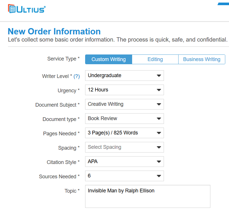 ultius.com order