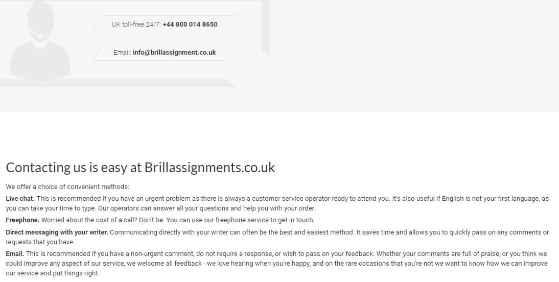 brill-assignment-support